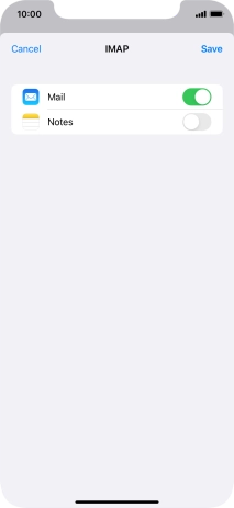 Press Save. Your email account has now been set up. To select more settings for incoming and outgoing server, proceed with the following steps.