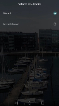 Press SD card to save your video clips on the memory card.
