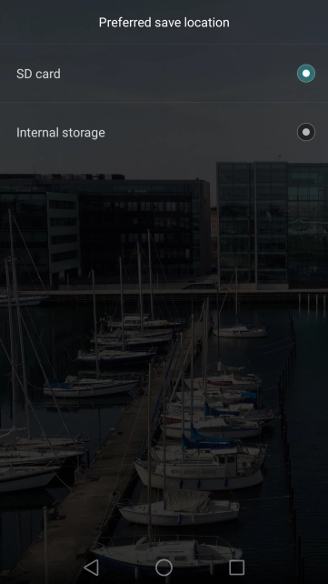 Press SD card to save your video clips on the memory card.