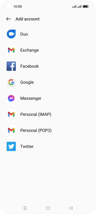 Press Personal (POP3).