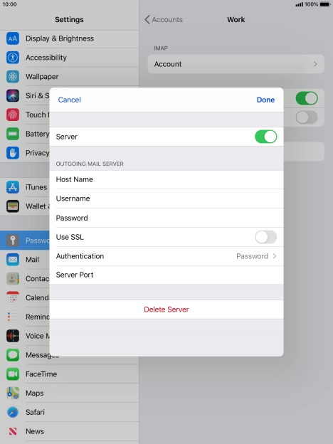 Press Authentication.