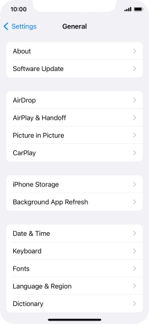 Press Software Update. If a new software version is available, it's displayed. Follow the instructions on the screen to update the phone software.