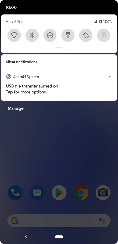 Press Tap for more options..