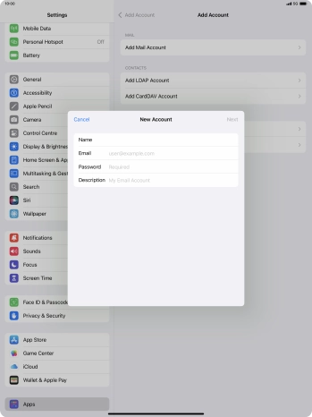 Press Email and key in your email address. Press Email and key in your email address.