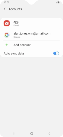 Press the Home key to return to the home screen.