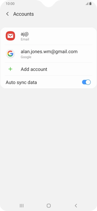 Press the Home key to return to the home screen.