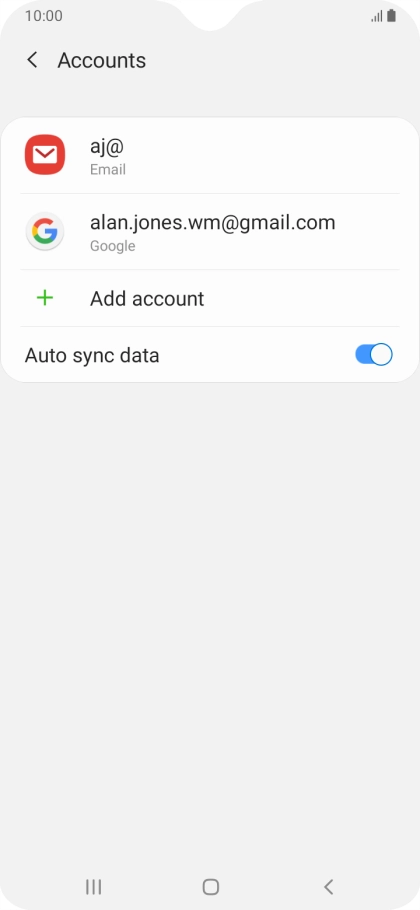Press the Home key to return to the home screen.