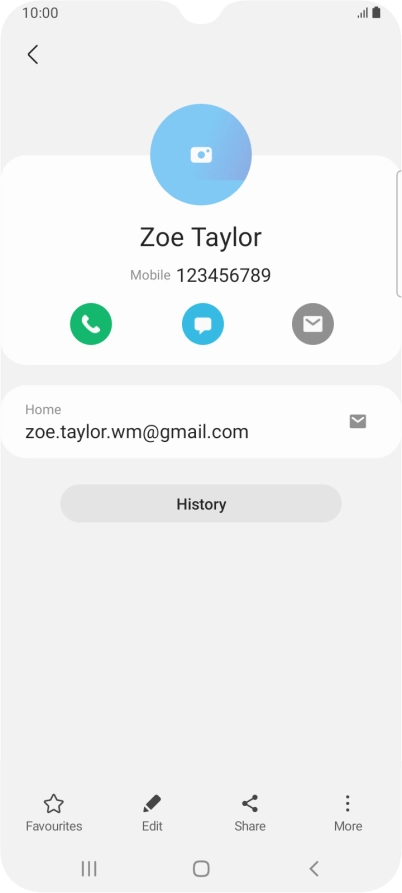 Press the call icon.