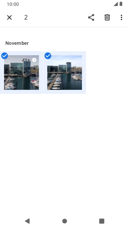 Press the share icon.