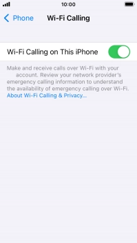 Press the Home key to return to the home screen.