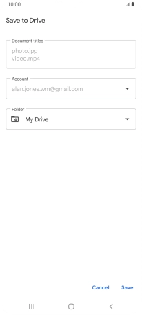 Press the field below 