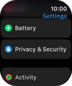 Press Privacy & Security.