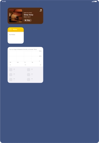 Press and hold the required Widget Stack. Press and hold the required Widget Stack.