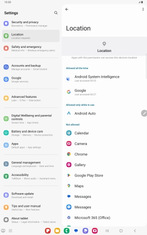 Press the required app.