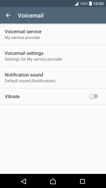 Press Voicemail settings. Press Voicemail settings.