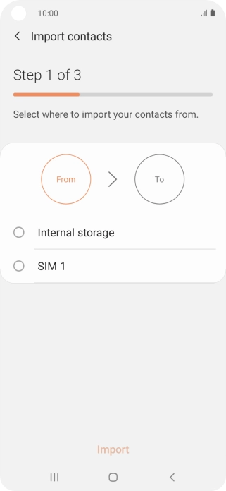 Press the name of the SIM. Press the name of the SIM.
