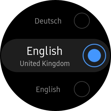 Press the required language.