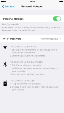 Press the Home key to return to the home screen.