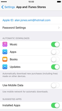 Press the Home key to return to the home screen.