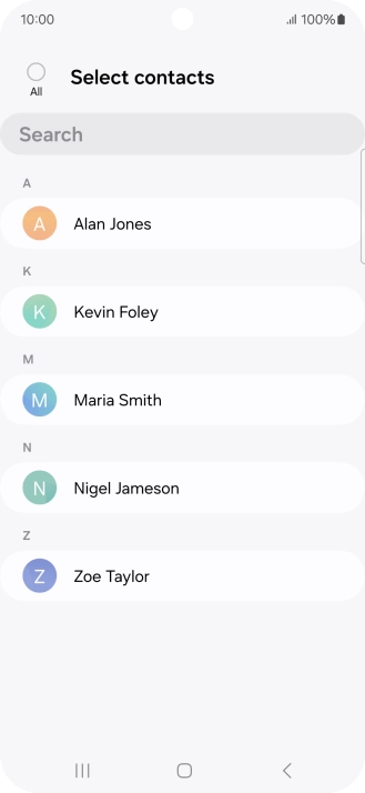 Press the field above 