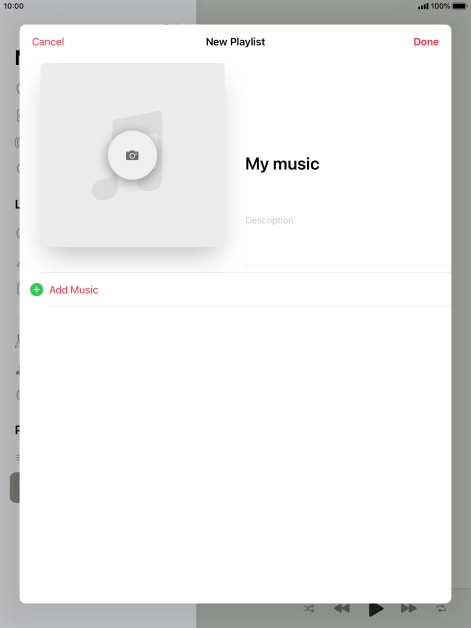 Press Add Music.