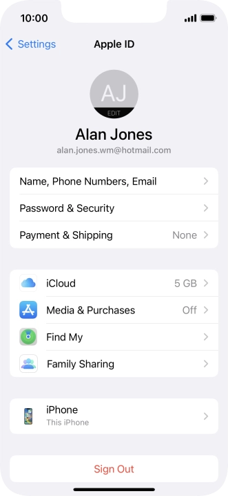 Slide your finger upwards starting from the bottom of the screen to return to the home screen.