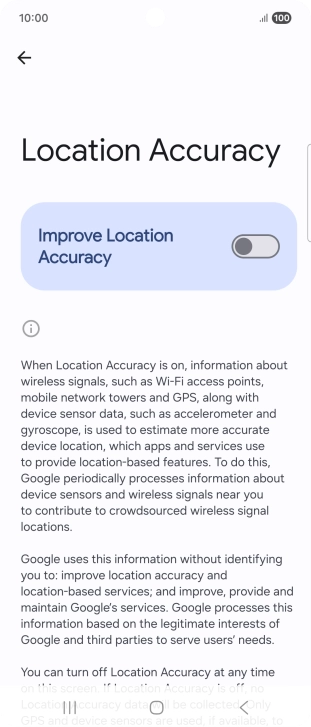 If you press the indicator next to 