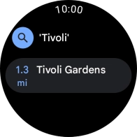 Press the required destination. Press the required destination.