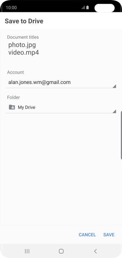 Press the field below Press the field below