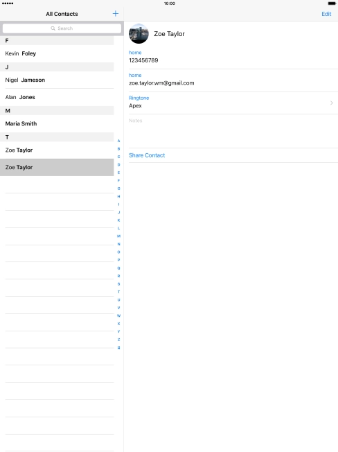 Press the Home key to return to the home screen. Press the Home key to return to the home screen.