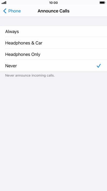 Press Always to turn on the function when silent mode is turned off.