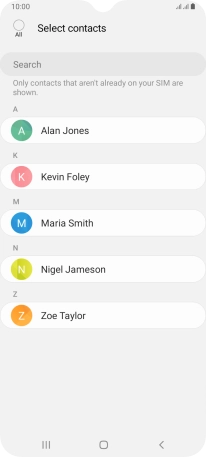 Press the field above 