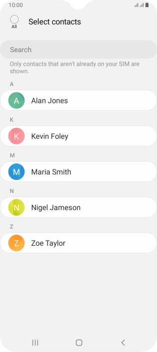 Press the field above 