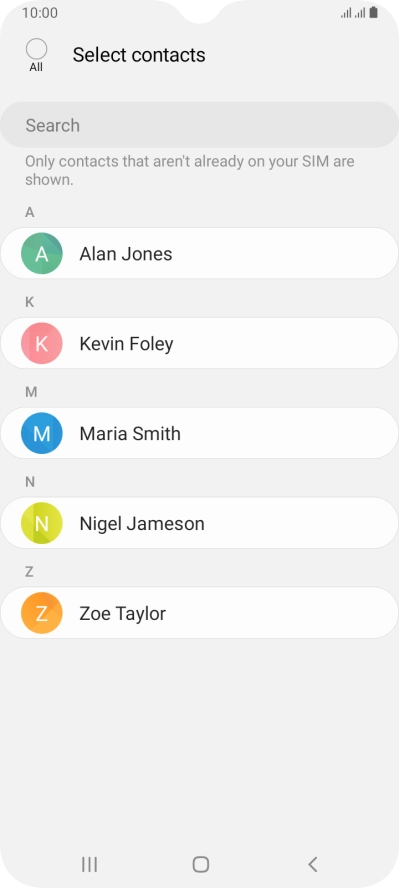 Press the field above 