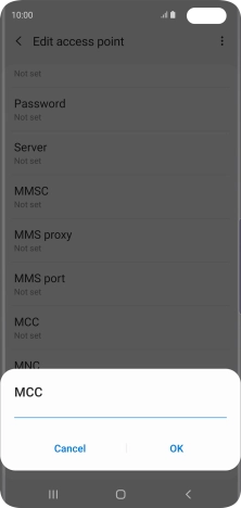 Key in 505 and press OK. Key in 505 and press OK.
