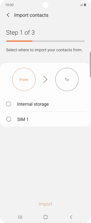 Press the name of the SIM.