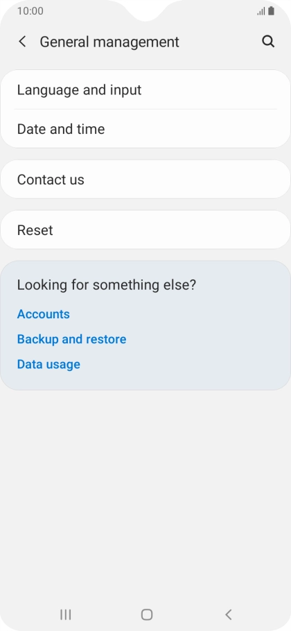 Press Date and time.