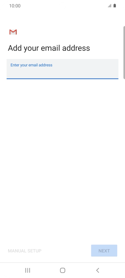 Press the field below 