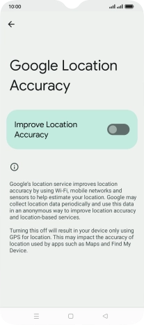 If you press the indicator next to 