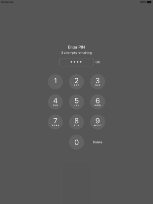 Key in your PIN and press OK.