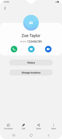 Press the Home key to return to the home screen.