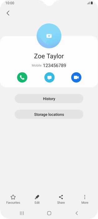Press the Home key to return to the home screen.