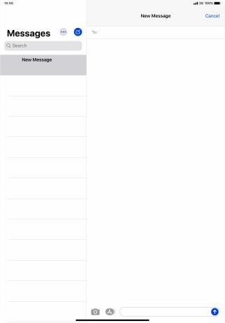 Press To: and key in the first letters of the recipient's name.