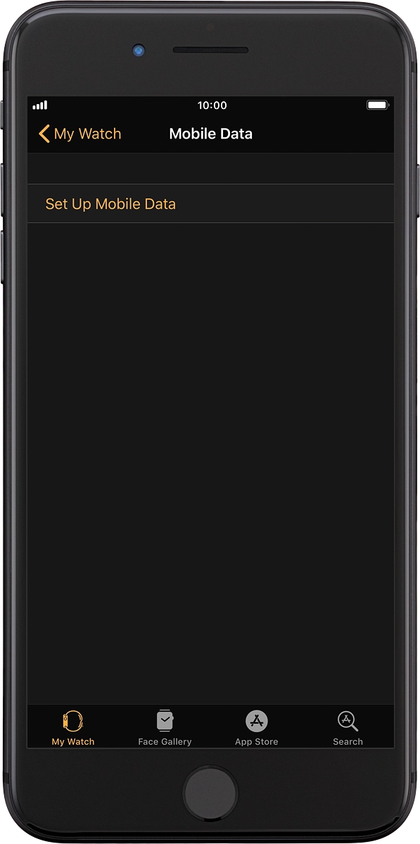 On your phone: Press Set Up Mobile Data and follow the instructions on the screen to set up mobile data.