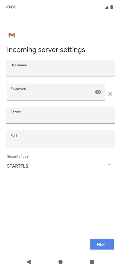 Press the field below 