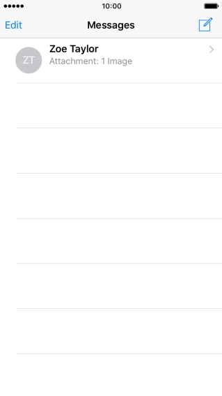 Press the new message icon.
