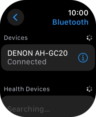 Press the Digital Crown several times to return to standby mode.