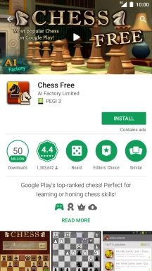 Press INSTALL and follow the instructions on the screen to install the app.