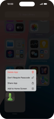 Press Don't Require Passcode.