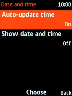 Press the Navigation key to return to the home screen.